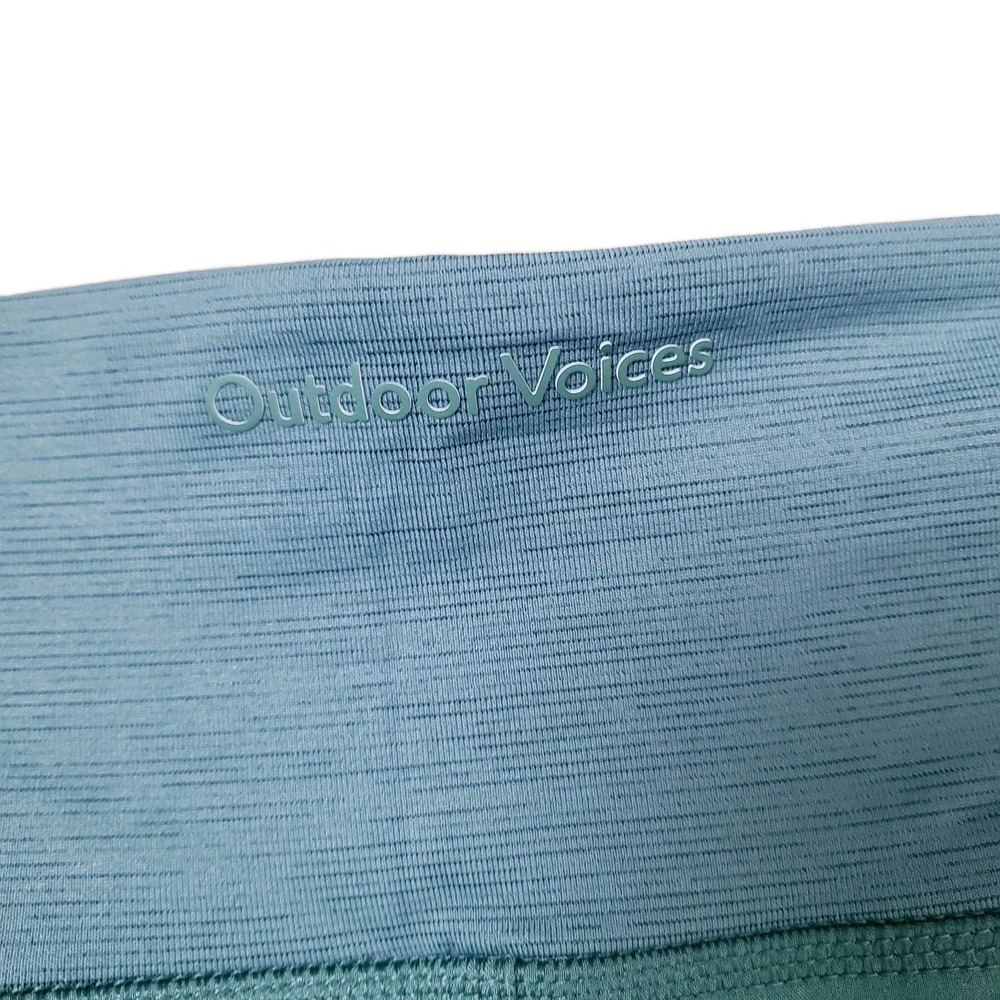 NEW Outdoor Voices Hudson 2.5" Running Shorts Blue Green High Rise 2XL Athletic - Picture 7 of 11